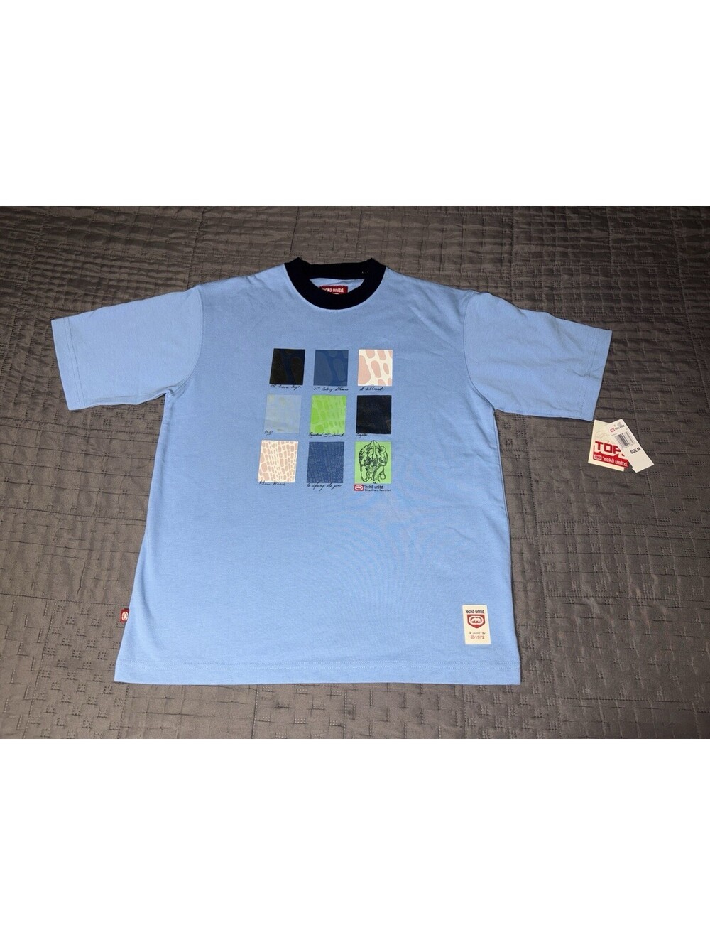 Ecko Unltd Blue Rhino Revisited T Shirt Men’s Medium NWT Y2K Streetwear